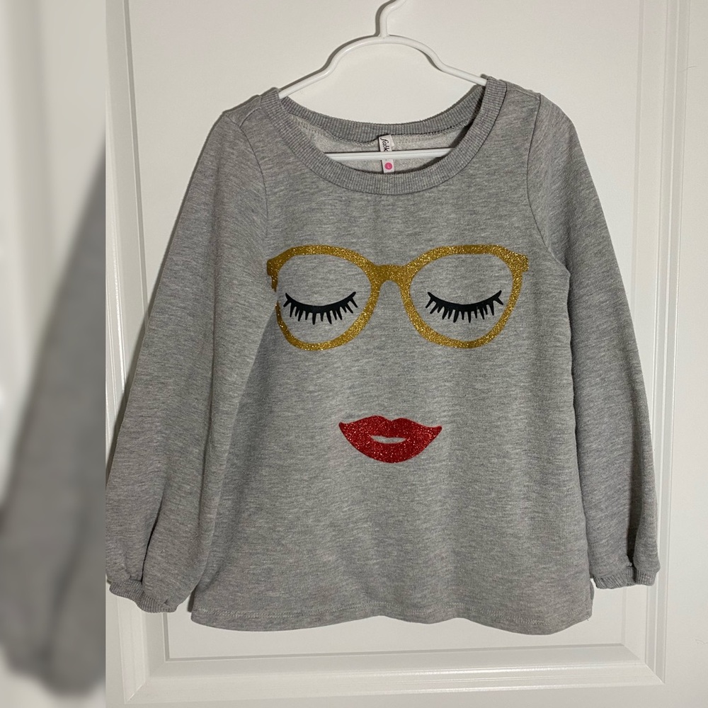 Girls just fab embellished sweatshirt size 8